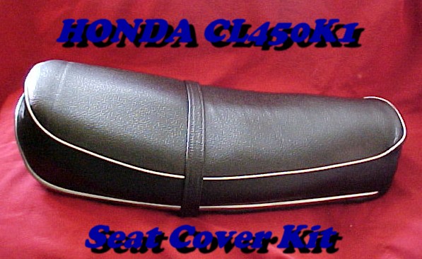 HONDA SPORT CB160 CB96 SADDLE SEAT COVER W/ STRAP & BUTTONS HCCOS 